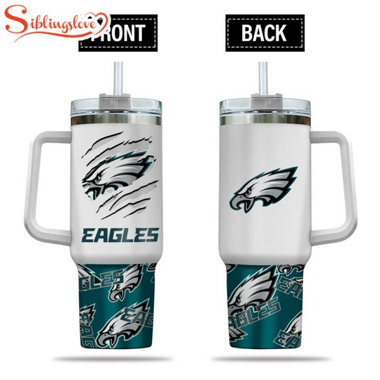 Discover Philadelphia Eagles Amazing Logo Team football Tumbler 40Oz