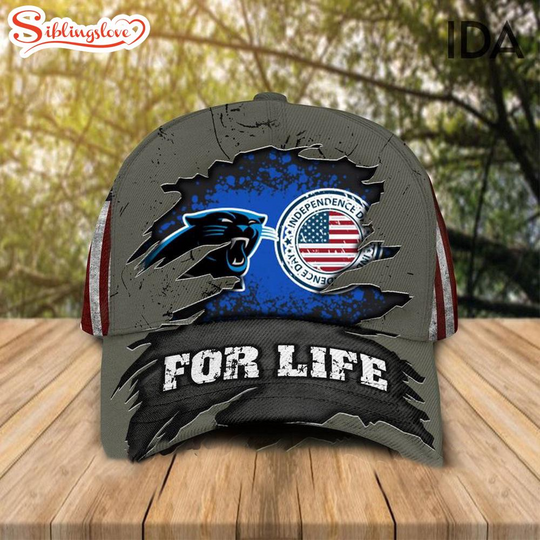Carolina Panthers Independence Day For Life Baseball Cap