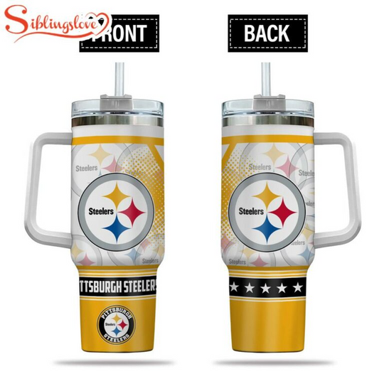Discover Pittsburgh Steeler Amazing Design football Tumbler 40Oz