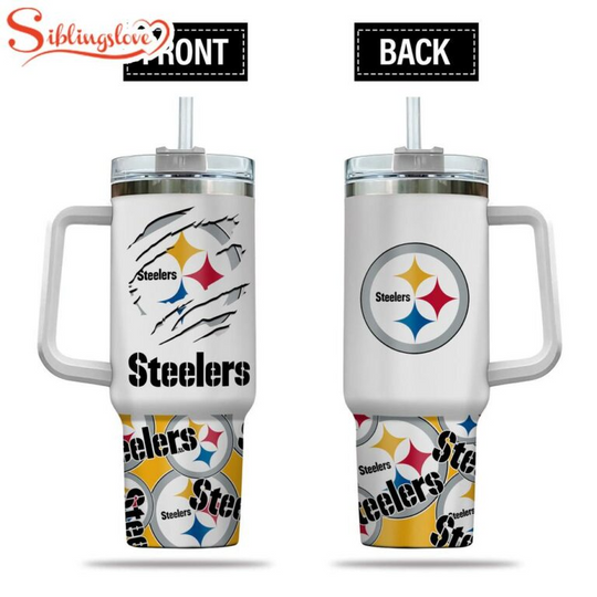Discover Pittsburgh Steeler Amazing Logo Team football Tumbler 40Oz