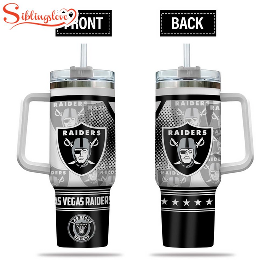 Las Vegas Raiders Amazing Design football Tumbler 40Oz