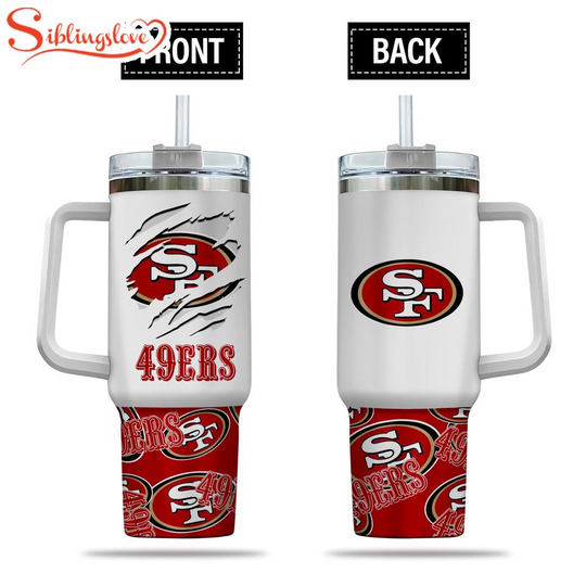 Discover San Francisco 49ers Amazing Logo Team football Tumbler 40Oz