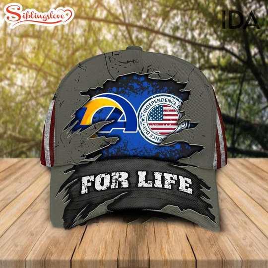 Los Angeles Rams Independence Day For Life Baseball Cap