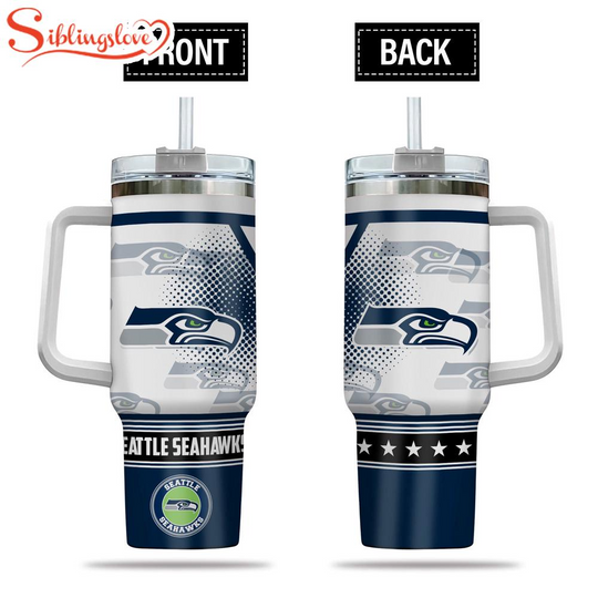 Seattle Seahawks Amazing Design football Tumbler 40Oz