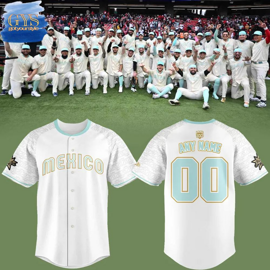 Personalized Mexico National Team League All-Star Game 2025 Limited Edition Baseball Jersey