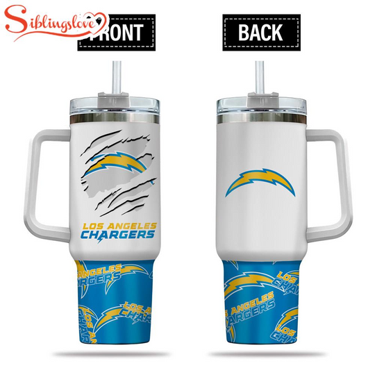 Discover Los Angeles Chargers Amazing Logo Team football Tumbler 40Oz