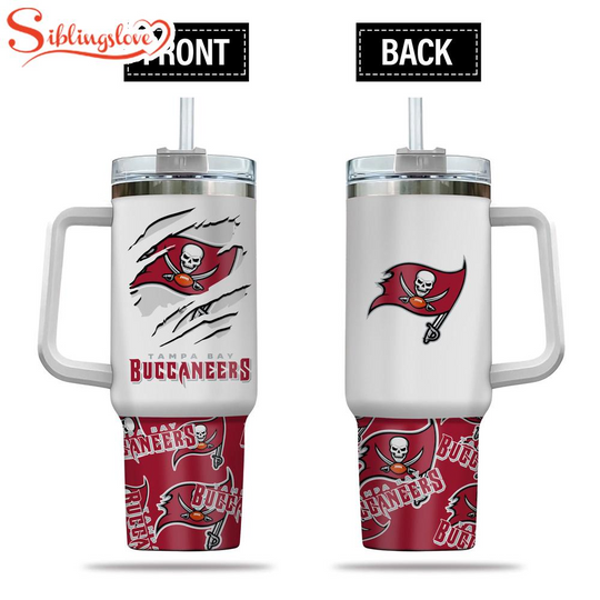 Tampa Bay Buccaneers Amazing Logo Team football Tumbler 40Oz