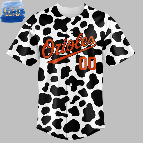 Personalized Baltimore Orioles Happy Cow Appreciation Day Limited Edition Baseball Jersey
