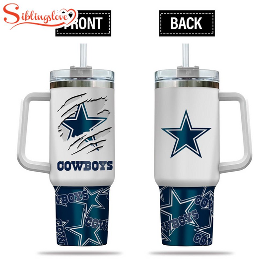 Dallas Cowboys Amazing Logo Team football Tumbler 40Oz