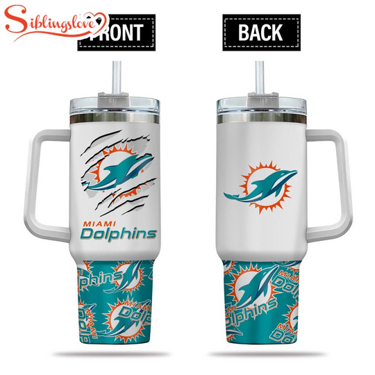 Discover Miami Dolphins Amazing Logo Team football Tumbler 40Oz