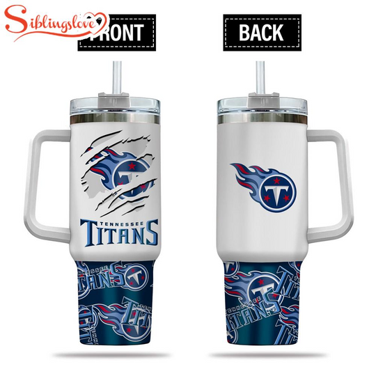 Discover Tennessee Titans Amazing Logo Team football Tumbler 40Oz