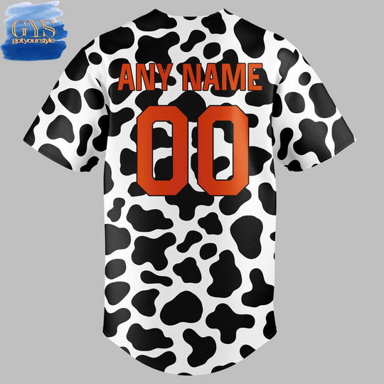 Personalized Baltimore Orioles Happy Cow Appreciation Day Limited Edition Baseball Jersey