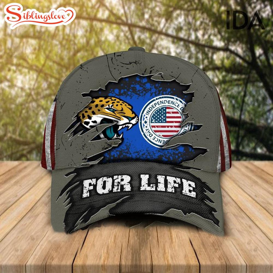Discover Jacksonville Jaguars Independence Day For Life Baseball Cap