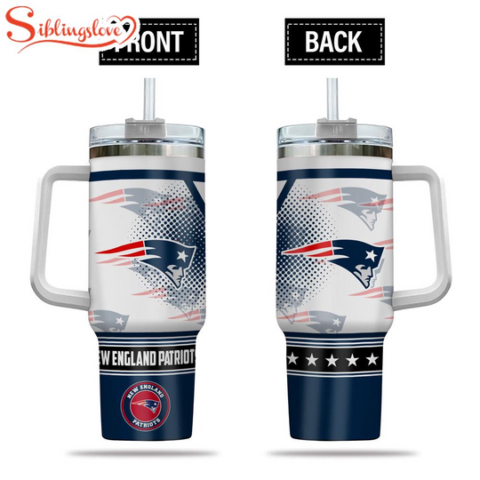 New England Patriots Amazing Design football Tumbler 40Oz