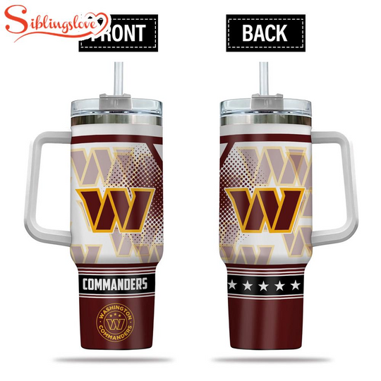 Washington Commanders Amazing Design football Tumbler 40Oz