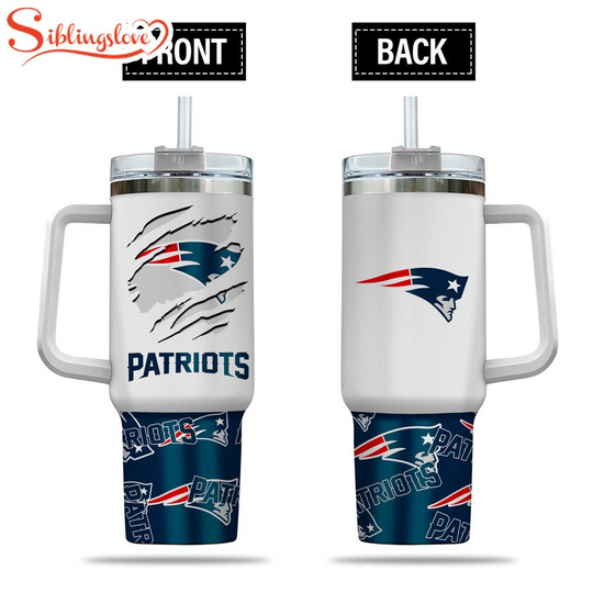 New England Patriots Amazing Logo Team football Tumbler 40Oz