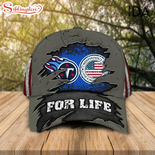 Discover Tennessee Titans Independence Day For Life Baseball Cap