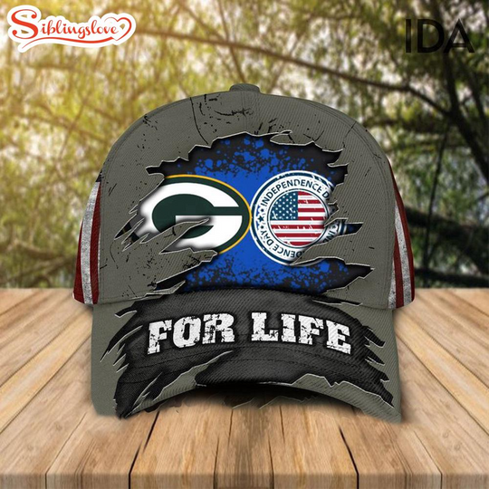 Green Bay Packers Independence Day For Life Baseball Cap