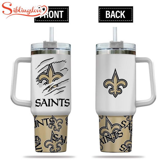New Orleans Saints Amazing Logo Team football Tumbler 40Oz