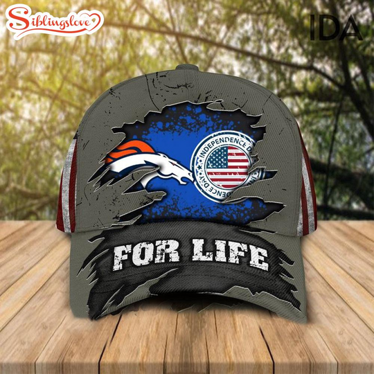 Denver Broncos Independence Day For Life Baseball Cap