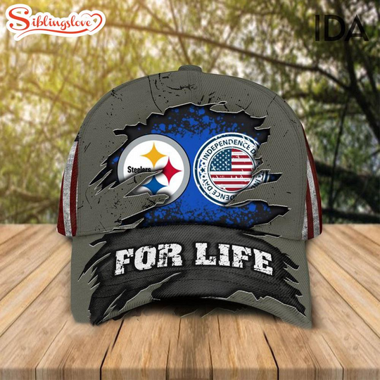 Discover Pittsburgh Steeler Independence Day For Life Baseball Cap