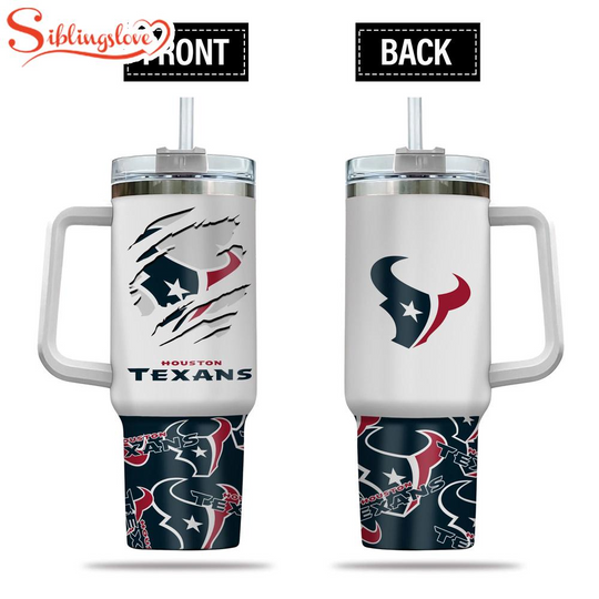 Discover Houston Texans Amazing Logo Team football Tumbler 40Oz