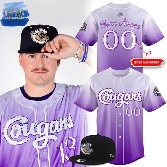 Kane County Cougars Eras Night Limited Edition Baseball Jersey
