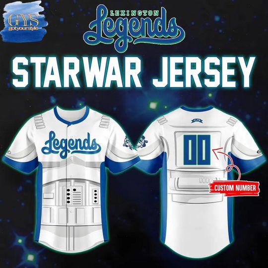 Discover Lexington Legends x Star Wars Limited Edition Baseball Jersey