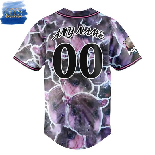 Richmond Flying Squirrels x Poppy The Hippo Baseball Jersey