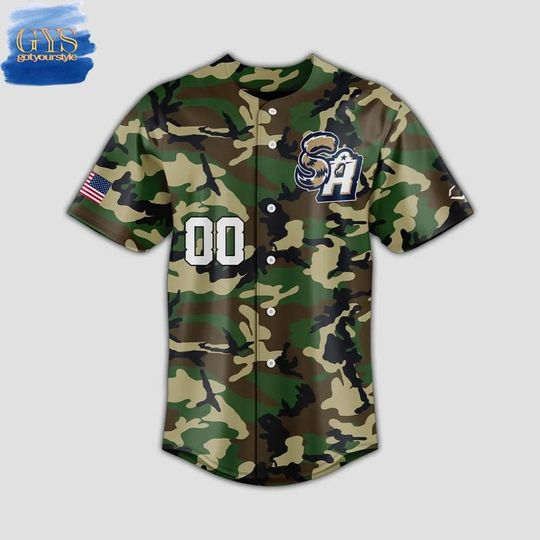 San Antonio Missions Camouflage Limited Edition Baseball Jersey