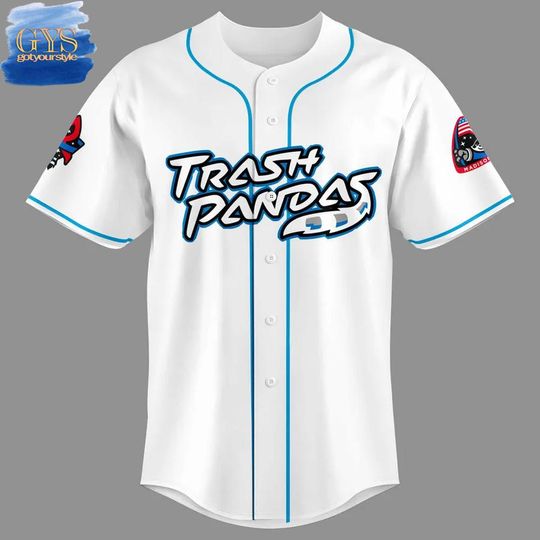 Discover Trash Pandas Cat Night Baseball Jersey