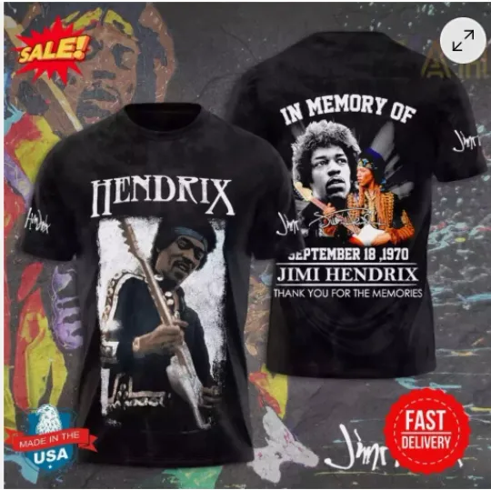 Jimi Hendrix 3D T-shirt