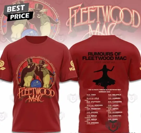 Fleetwood Mac Live In Concert 2025 3D T-Shirt