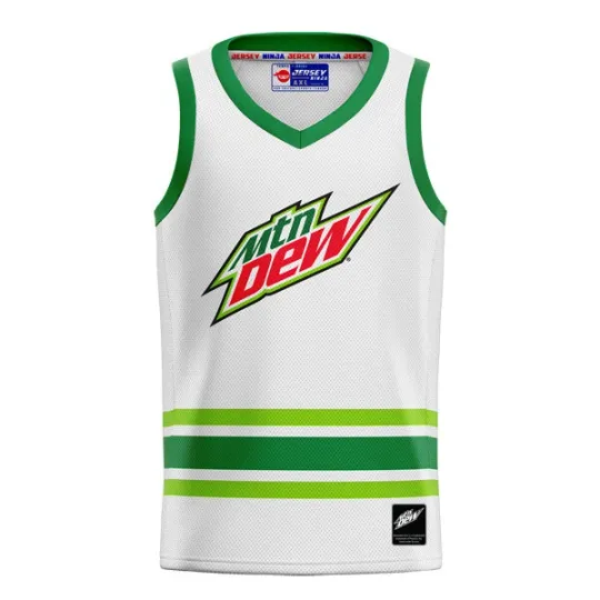 Discover Mountain Dew Original Flavor Pro Player White Performance Tank