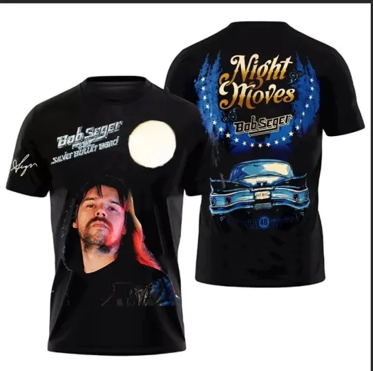 Discover New Bob Seger Roll Me Away Gift For Fans S to 5XL 3D AOP Shirt CK263