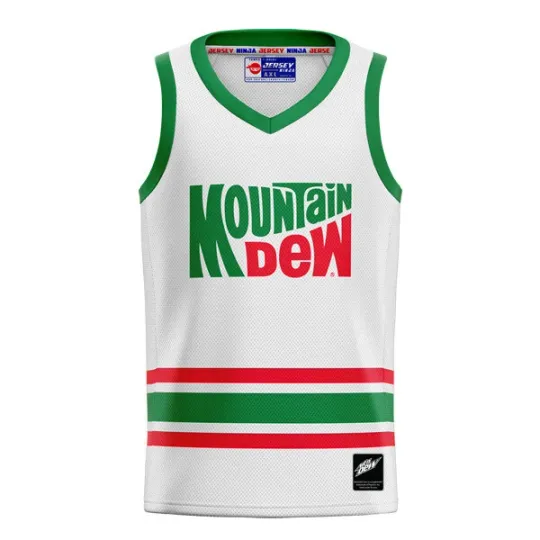 Discover Mountain Dew Heritage Pro Player White Performance Tank