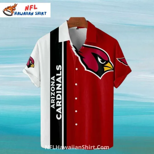 Discover Arizonna Football Bold Red And White Striped Hawaiian Shirt