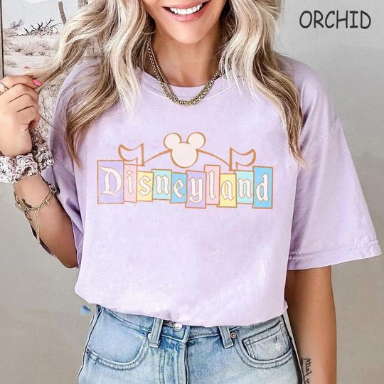 Discover Disneyland Comfort Colors Shirt, Retro Disneyland T-shirt, Magical Kingdom Vacation Top