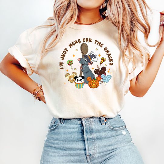 Discover Halloween Chef Remy T-Shirt, Disney Ratatouille Sweatshirt, Pixar Ratatouille Halloween Shirt, Disney Snacks T-Shirt, Remy Gusteau's Shirt