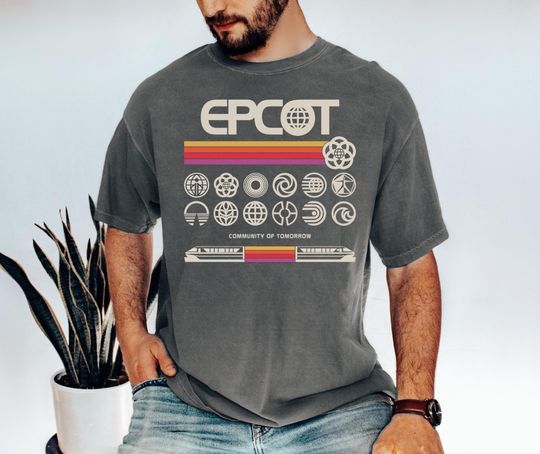 Discover Retro Epcot Food and Wine Shirt Disney Shirt For Men Epcot Flower and Garden 2026 Epcot Drinking Shirt