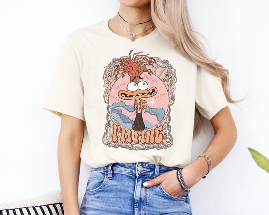 Discover I'm Fine Shirt, Anxiety Shirt, Disney Pixar Inside Out Shirt, Disneyland Trip Shirt