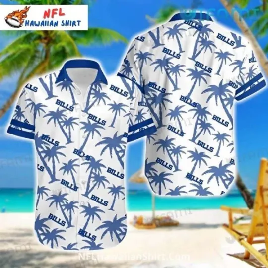 Discover Buffalo Football Bold White, And Blue Design Aloha Hawaiian Shirt