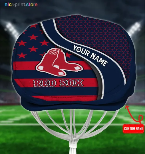 Boston Baseball Team Red Sox Jeff Cap Driving Cap Flat Cap Golf Cap