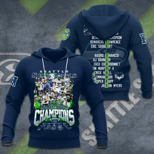 Seahawks 3D Hoodie for Men and Women