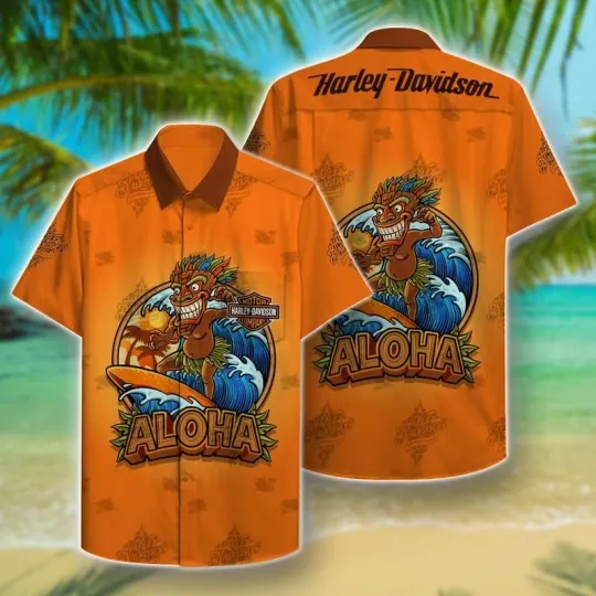 Discover Hawaiian Shirt Haarleyy Davidson Aloha Hawaii Shirt