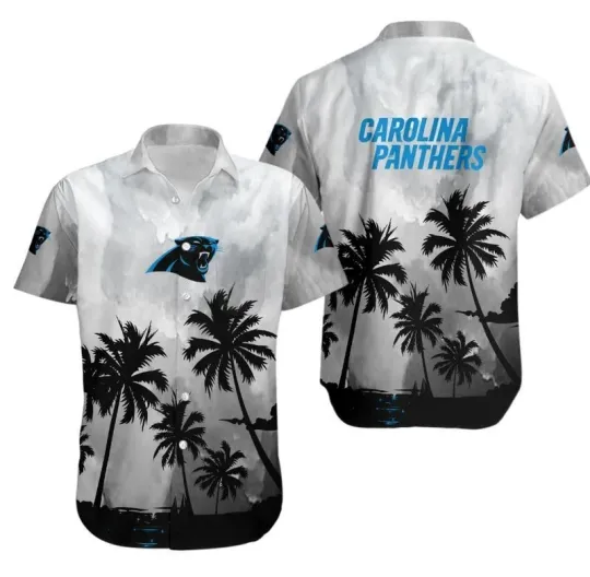 Discover Carolina Football Coconut Trees football Gift For Fan Hawaiian Shirt & Short