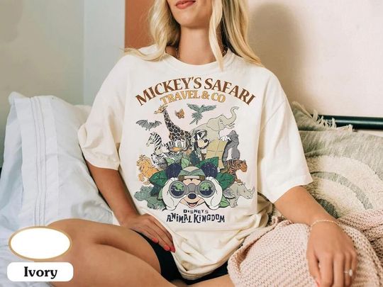 Discover Vintage Disney Animal Kingdom Shirt, Mickey And Friends T-shirt, Disney Safari Mode Tee