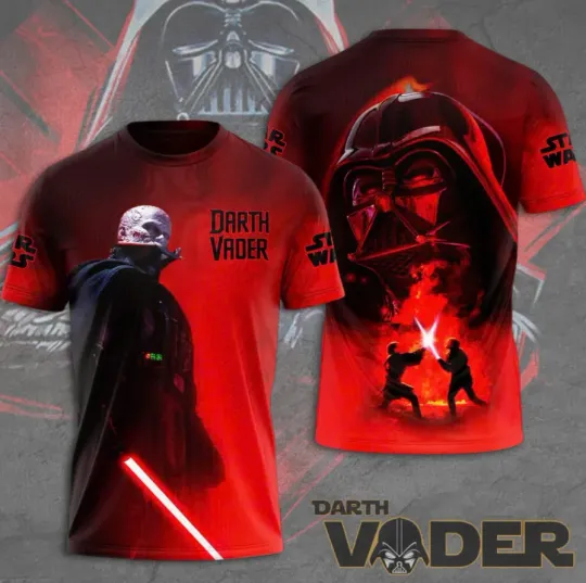 Discover Star Wars Darth Vader 2026 3D T-Shirt