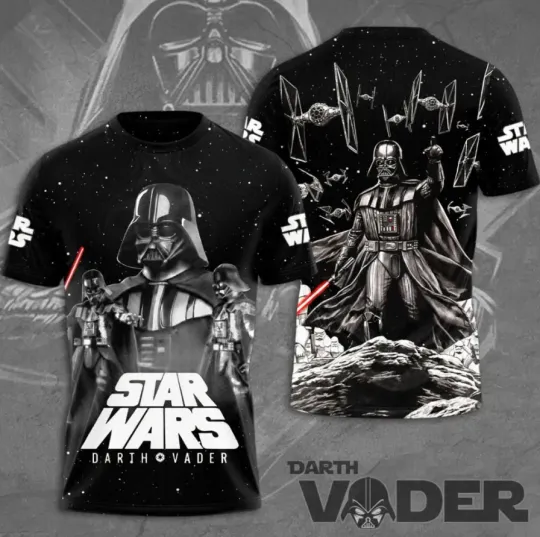 Discover Star Wars Darth Vader 2026 3D All Over Printed T-Shirt