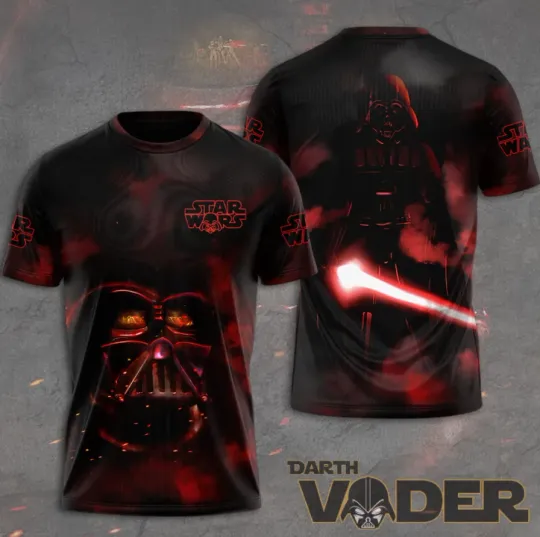 Discover Star Wars Darth Vader 3D All Over Printed T-Shirt